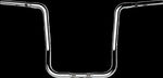 LA Choppers Twin Round Handlebar For Harley Davidson FLHTCUTG 1868 ABS 2024 40.5 cm (16") - Chrome