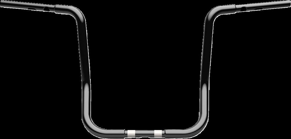 LA Choppers Twin Round Handlebar For Harley Davidson FLHTCUTG 1868 ABS 2024 40.5 cm (16") - Black