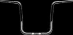 LA Choppers Twin Round Handlebar For Harley Davidson FLHTCUTG 1868 ABS 2024 40.5 cm (16") - Black