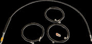 LA Choppers Standard Black Vinyl Handlebar Cable/Brake Hose Kit For Harley Davidson FLHX 1923 ABS 2024-2025 Standard - Black