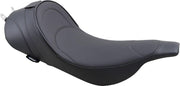 Drag Specialties Backrest Compatible Mild Stitched Solo Seat For Harley Davidson FLHT 1340 1997-1998 62cm Long - Black
