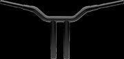 LA Choppers 1-1/2" Kage Fighter T-Bar For Harley Davidson FLFBS 1923 ABS 2025-2026 35.5 cm (14") - Black