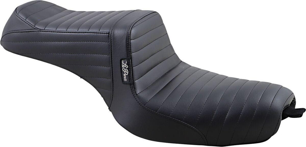 LE Pera Tailwhip Seat For Harley Davidson XL1200C 2010-2020 Pleated - Black