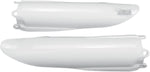 UFO Fork Guards For Yamaha YZ125 2008-2021 - White