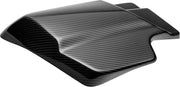 Slyfox Side Covers For Harley Davidson FLD 1690 2012-2013 - Black/Carbon Fiber/Gloss