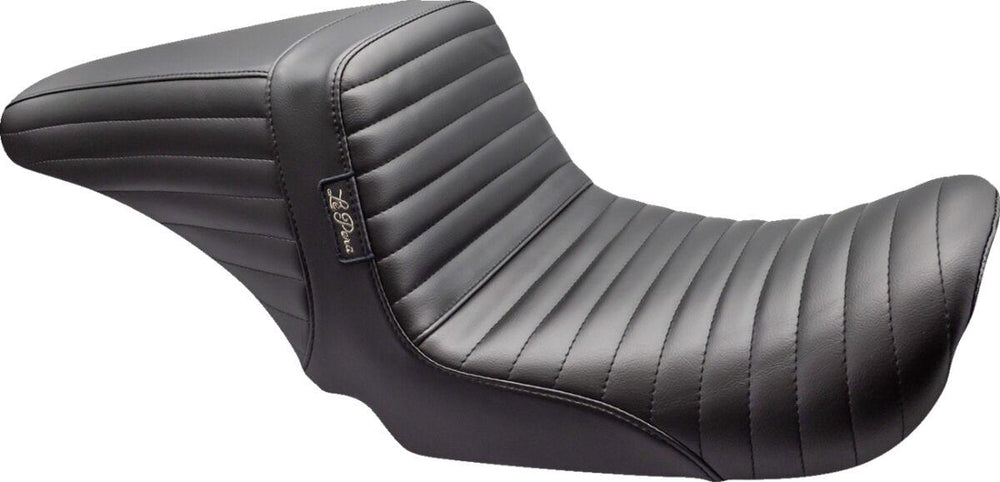 LE Pera Kickflip Up Front Seat For Harley Davidson FLD 1690 2012-2013 Pleated - Black