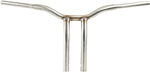 LA Choppers Kage Fighter Welded Bent-Riser Handlebar For Harley Davidson FLD 1690 2012-2013 35.5 cm (14") - Polished