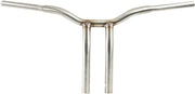 LA Choppers Kage Fighter Welded Bent-Riser Handlebar For Harley Davidson FLD 1690 2012-2013 35.5 cm (14") - Polished