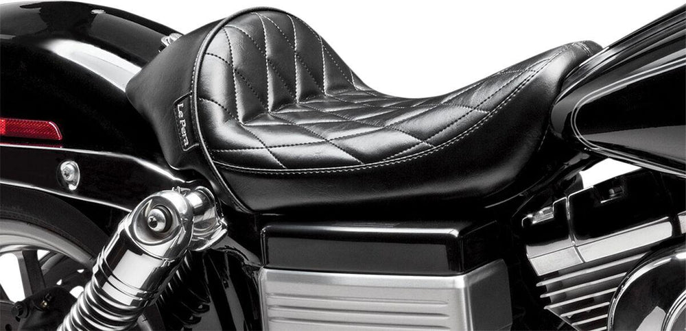 LE Pera Stubs Cafe Seat For Harley Davidson FLD 1690 2012-2013 Diamond - Black