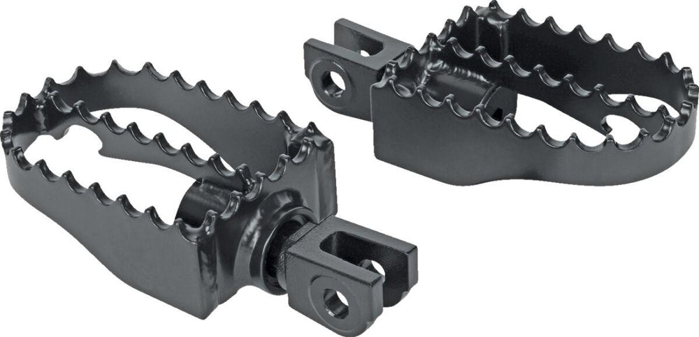 Burly MX-Style Footpegs For Honda CMX 1100 Rebel 2021-2024 - Black