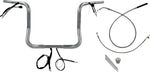 Fat Baggers Inc. 1-1 4" EZ Install Round Top Handlebar For Harley Davidson FLHX 1923 2024-2025 35.5 cm (14") - Chrome