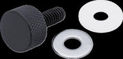 Ciro Seat Thumbscrews For Harley Davidson FLD 1690 2012-2013 - Black