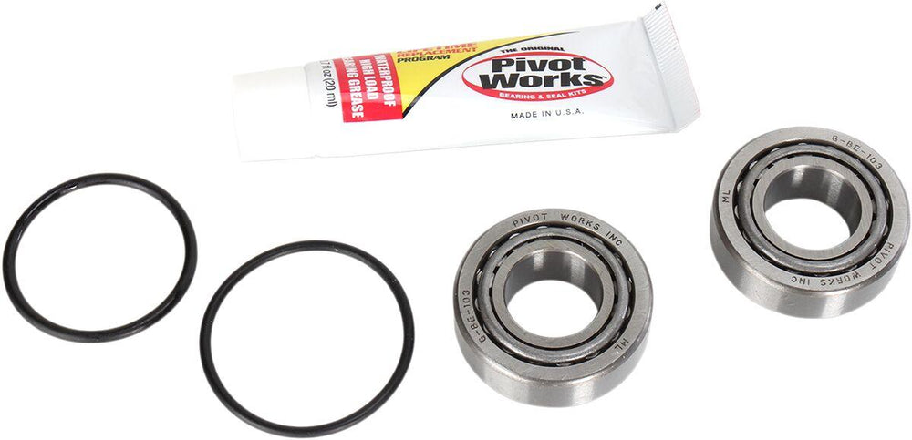 Pivot Works Steering Stem Bearing Kit For KTM  SX105 2004-2010 - Black Chrome