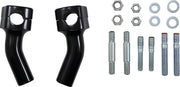 Baron Kickback Handlebar Risers For Suzuki C 50 Boulevard 2005-2025 10cm (4") - Black