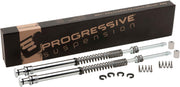 Progressive Suspension Monotube Cartridge Fork Kit For Harley Davidson FLHR 1340 1997-1998 - Black/Chrome