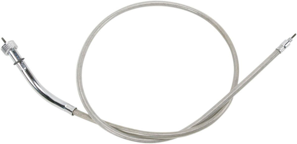 Drag Specialties Front-Wheel Drive Speedometer Cable For Harley Davidson FLHTC1340 1996-1998 - Silver