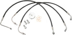 LA Choppers Braided Brake Hose Kit For Harley Davidson FLHR 1340 1996-1998 Front 15" - 17" - Black