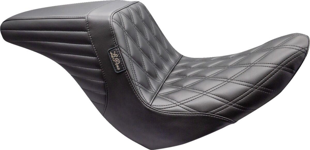LE Pera Kickflip Up Front Seat For Harley Davidson FLSB 1750 ABS 2018-2021 Double Diamond - Black