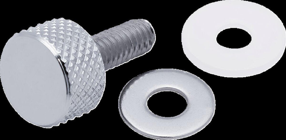 Ciro Seat Thumbscrews For Harley Davidson FLD 1690 2012-2013 - Chrome