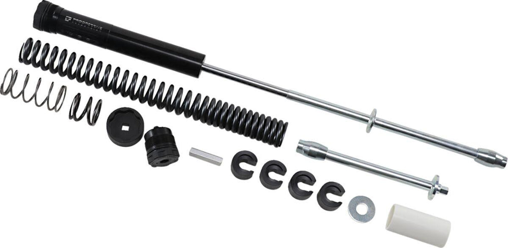 Progressive Suspension Monotube Cartridge Fork Kit For Harley Davidson FLDE 1750 ABS 2018-2020 - Black/Chrome