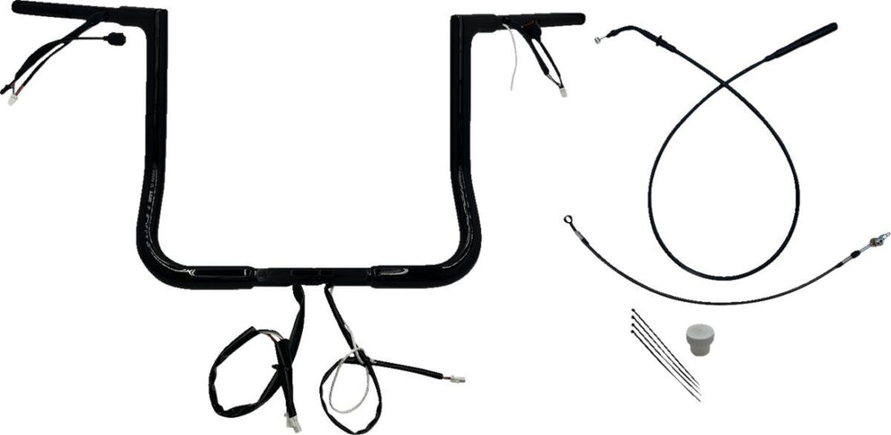 Fat Baggers Inc. 1-1 4" EZ Install Flat Top Handlebar For Harley Davidson FLHX 1923 2024-2025 - Black