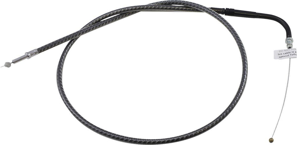 Magnum Shielding KarbonFibr Braided Throttle Idle Cable For Harley Davidson FLD 1690 2012-2013 83 cm (32-3 4") - Carbon Fiber Silver