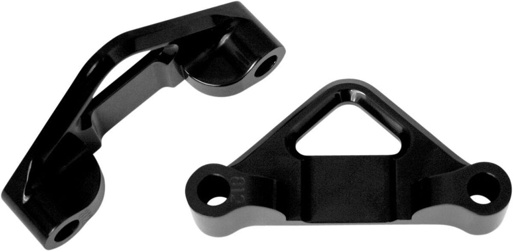 Accutronix Hot Bagger Leg Fender Spacers For Harley Davidson FLHR 1340 1994-1998 Front 7 8" - Black