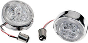 Ciro Fang Signal Light Inserts For Harley Davidson FLD 1690 2012-2013 Rear