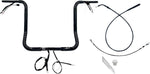 Fat Baggers Inc. 1-1 4" EZ Install Round Top Handlebar For Harley Davidson FLHX 1923 2024-2025 40.5 cm (16") - Black