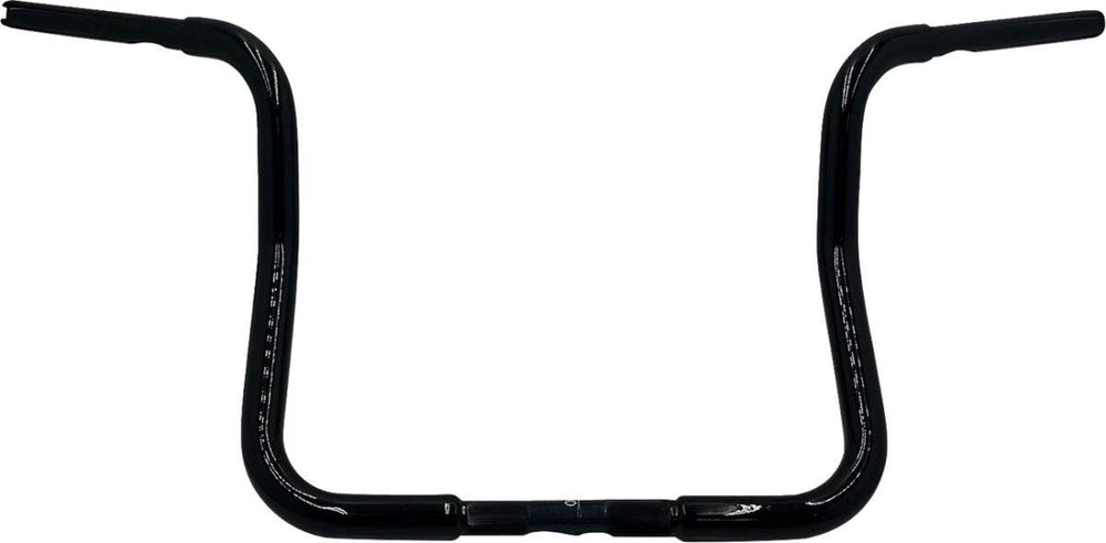 Fat Baggers Inc. 1-1/4" EZ Install Round Top Handlebar For Harley Davidson FLH 1868 2021 33 cm (13") - Black