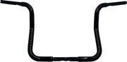 Fat Baggers Inc. 1-1/4" EZ Install Round Top Handlebar For Harley Davidson FLH 1868 2021 33 cm (13") - Black