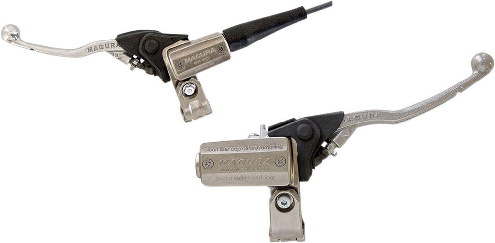 Magura 167 HYMEC Clutch Master Cylinder For Honda CR250 1990-2007 - Black Silver