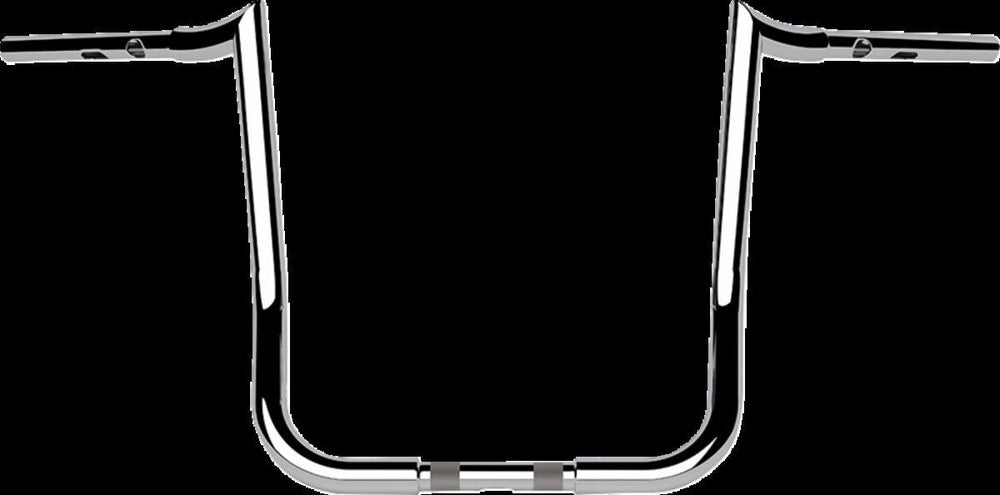 LA Choppers 1-1/4" Prime Ape Handlebar For Harley Davidson FLHTCUTG 1868 ABS 2024 34.5 cm (13-1/2") - Chrome