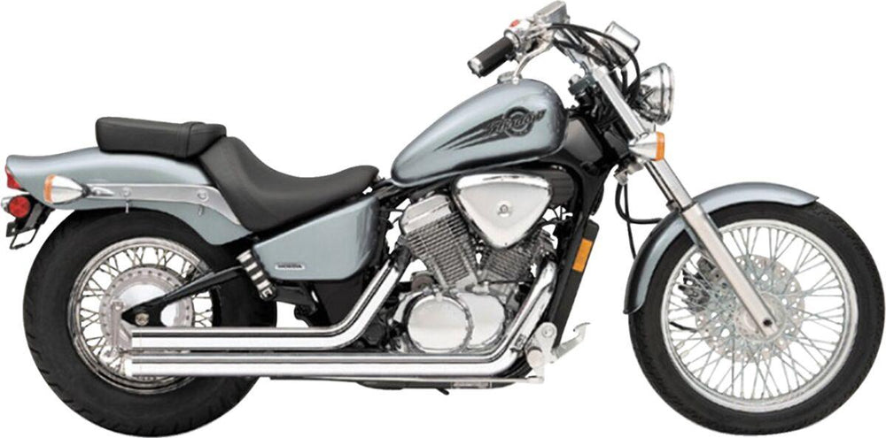 Cobra Streetrod Straight Cut Exhaust System For Honda VT 600 C 1988-2007 - Chrome
