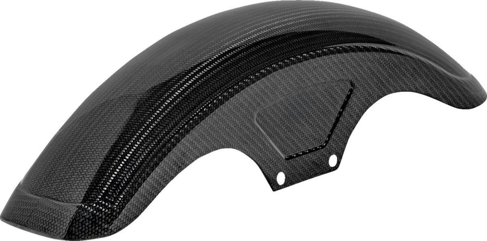 Saddlemen Carbon Fibre Fender For Harley Davidson FXD 1450 1999-2003 53.3 cm (21") Front - Gloss Black