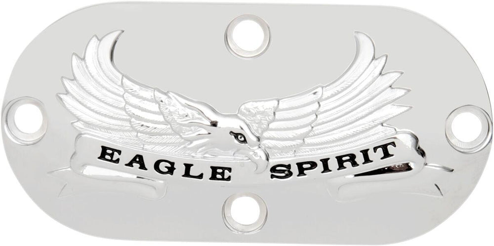 Drag Specialties Eagle Spirit Inspection Cover For Harley Davidson FLST 1340 1987-1990 - Chrome