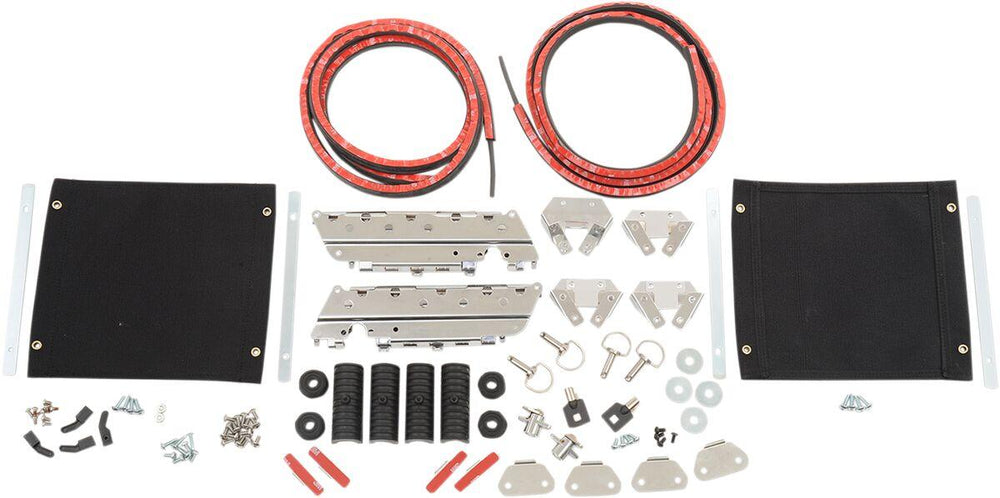 Drag Specialties Saddlebag Hardware Kit For Harley Davidson FLHR 1340 1994-1998 - Chrome