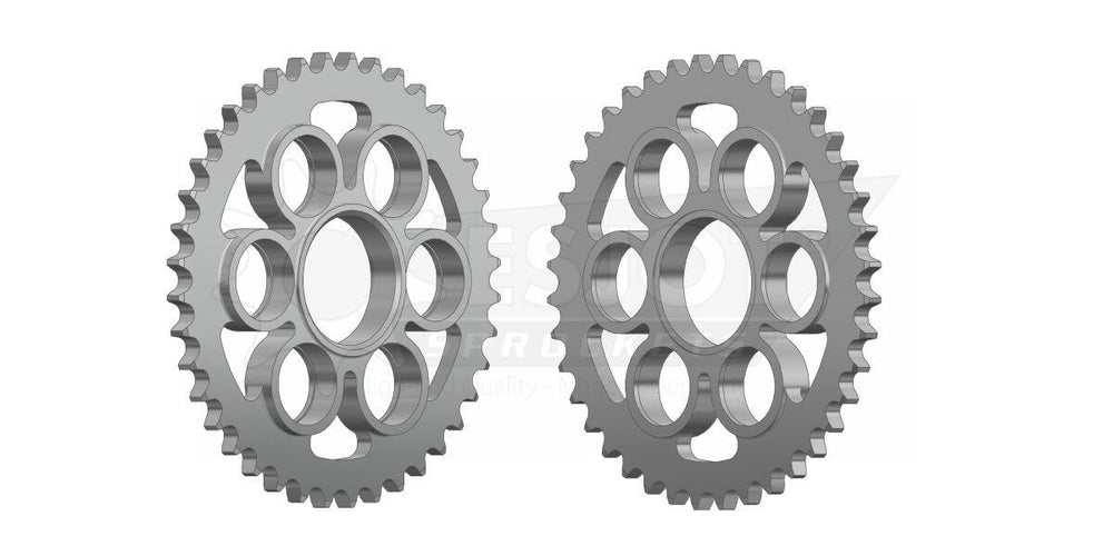 Esjot Standard 530 Sprocket For Ducati MultiStrada 1200S ABS 2010-2018 Rear Zinc Plated 40T
