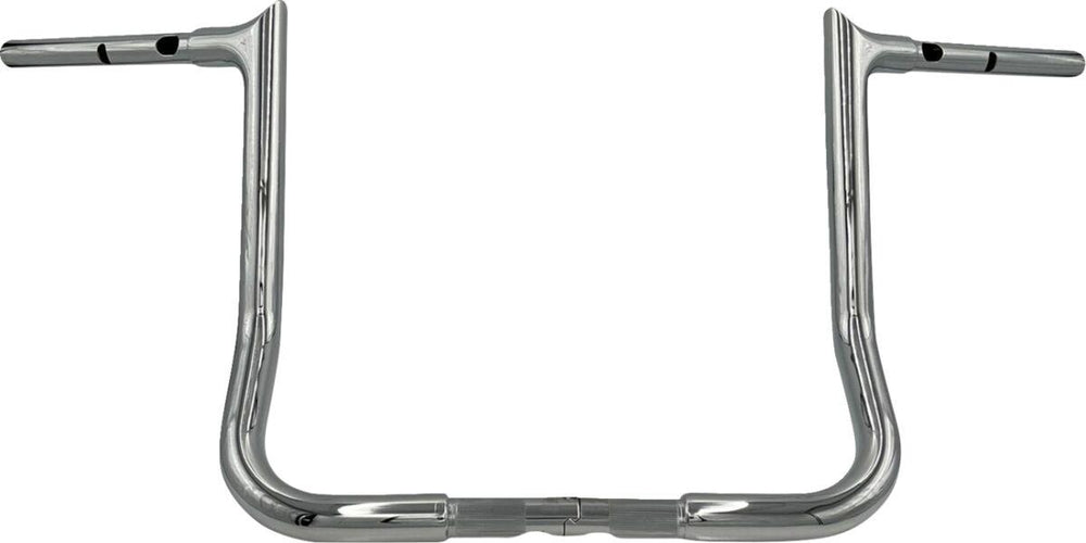 Fat Baggers Inc. 1-1 4" EZ Install Pointed Top Handlebar For Harley Davidson FLHX 1923 2024-2025 35.5 cm (14") - Chrome