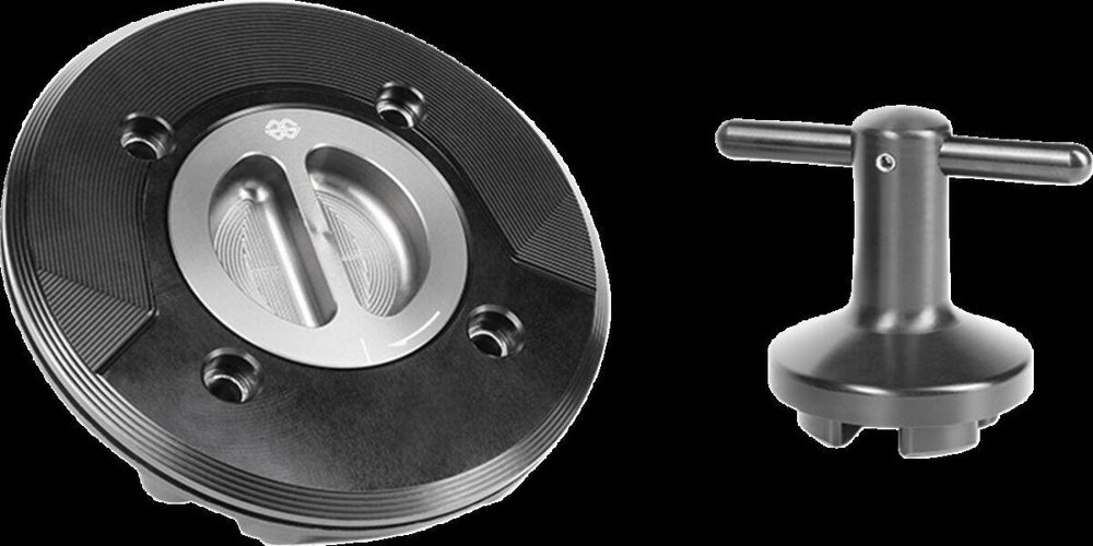 Gilles FCAP Fuel Filler Cap For Kawasaki Eliminator 500 ABS 2025 - Black