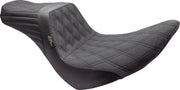 LE Pera Tailwhip Seat For Harley Davidson FLSB 1750 ABS 2018-2024 Double Diamond/Grip Tape - Black