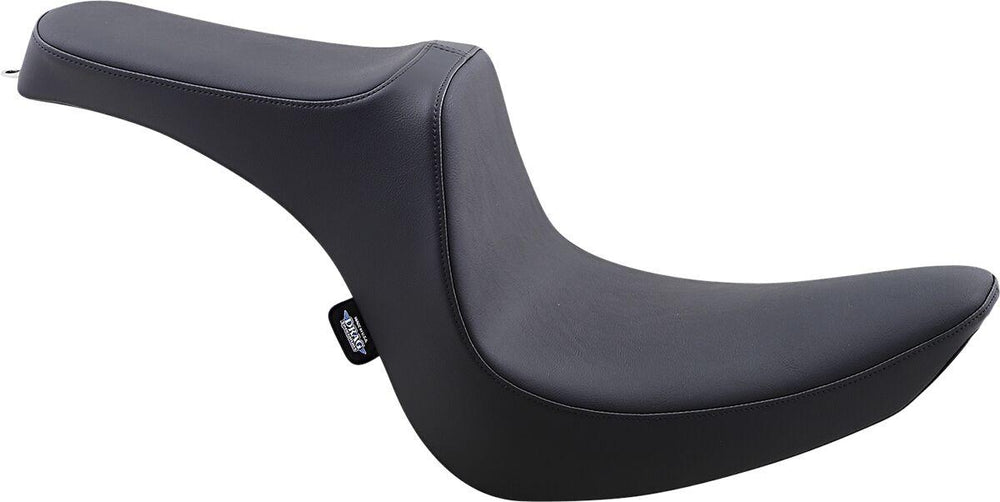 Drag Specialties Predator III Seat For Harley Davidson FLSTF 1584 2007-2010 Smooth - Black