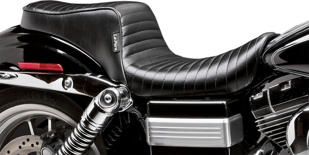 LE Pera Cherokee Seat For Harley Davidson FXDWG 1340 1996-1998 Pleated - Black