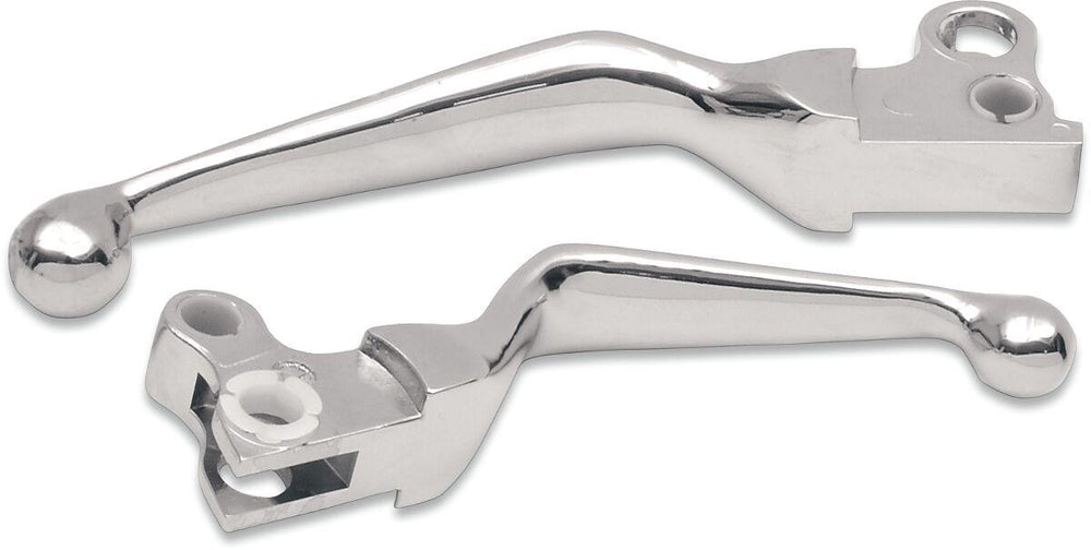 Drag Specialties Wide Blade Lever Set For Harley Davidson FLH 1340 1982-1984 - Chrome