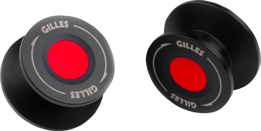 Gilles Swingarm Spools For Aprilia Caponord 1200 ABS 2013-2016 - Red