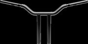 LA Choppers One Piece Kage Fighter Straight Riser Handlebar For Harley Davidson FLFBS 1923 ABS 2025 35.5 cm (14") - Black