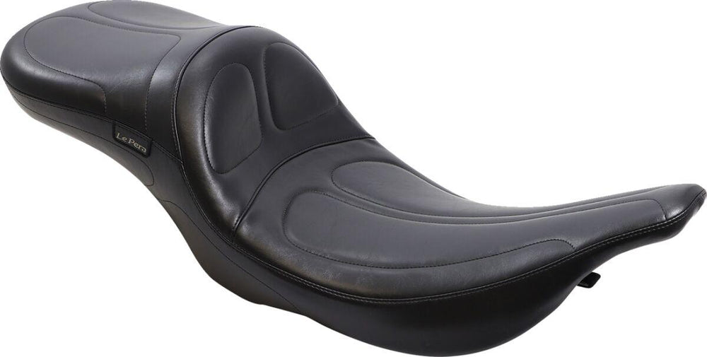 LE Pera Maverick Daddy Long Legs Seat For Harley Davidson FLHT 1340 1997-1998 Stitched - Black