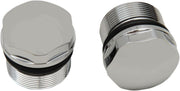 Drag Specialties  Fork Tube Plugs & Caps For Harley Davidson FXDB 1340 1991-1992 - Chrome