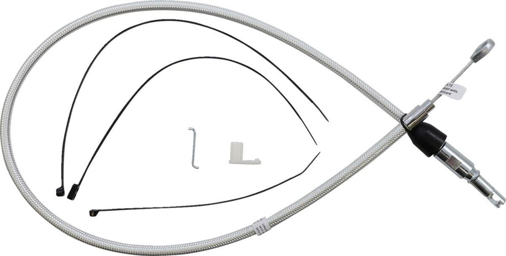 Magnum Shielding Sterling Chromite II Quick Connect Clutch Cable For Harley Davidson FLDE 1750 2018-2020 91.5 cm (36") - Chrome