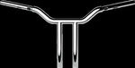 LA Choppers One Piece Kage Fighter Handlebar For Harley Davidson FLHRXS 1868 ABS 2024 35.5 cm (14") - Chrome